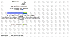 Desktop Screenshot of cx500-shop.de